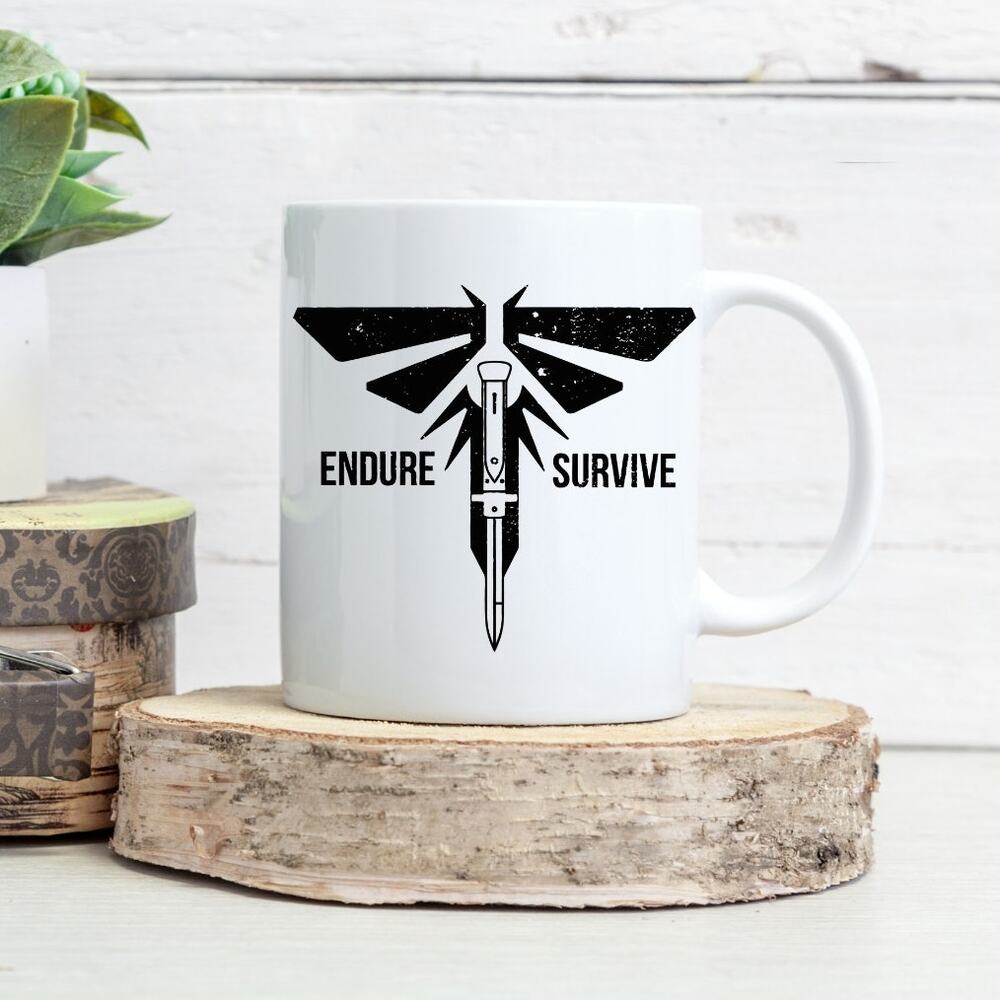 The Last of Us 15 oz Coffee Mug Ellie Joel Tv Show Game Mushroom Zombies 9